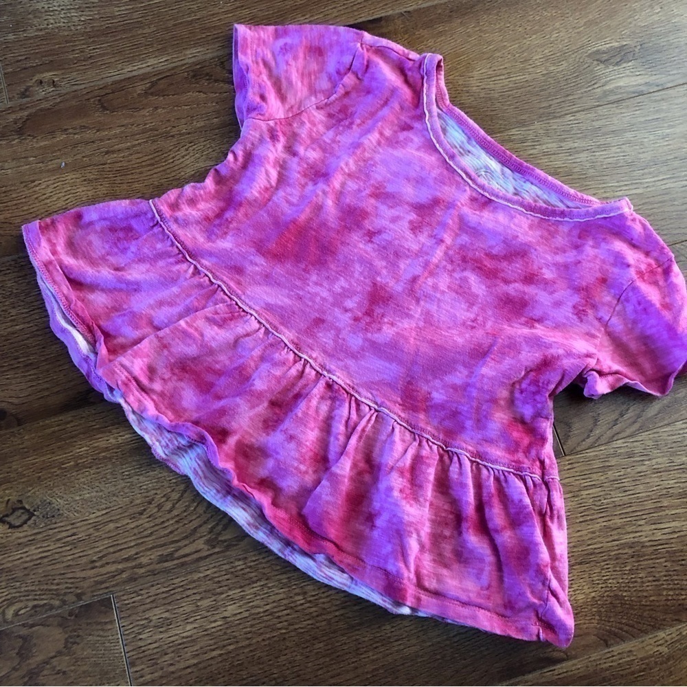 Wonder Nation hot pink cotton short sleeve tee in size S